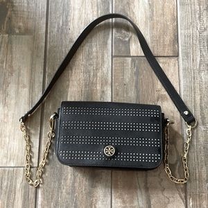 Tory Burch Robinson Laser Cut Crossbody